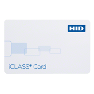 Karta HID iClass SR 16k bit (16 obszarów aplikacji), ISO, standard iClass oraz programowalna SIO 13.56 MHz, (PVC,  biały, błyszczący kolor, bez zawieszki) 2002HPGGMN UTC - iclass-card_0_5.png